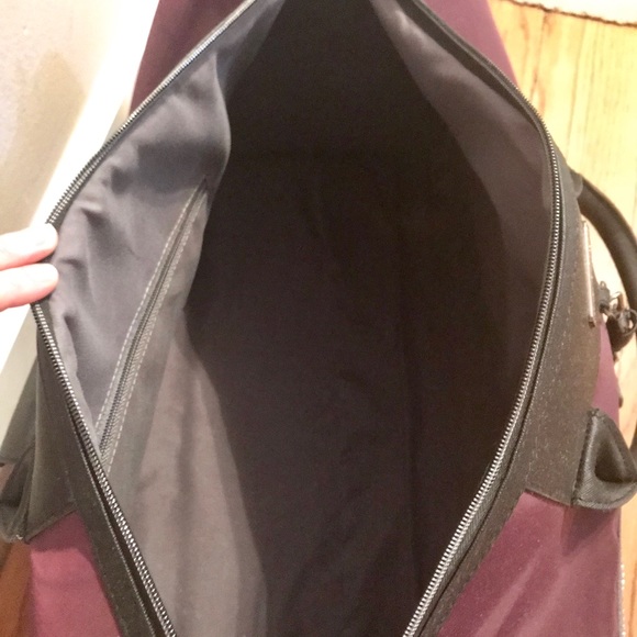 Adrienne Vittadini Purple Duffle Bag - Picture 2 of 3